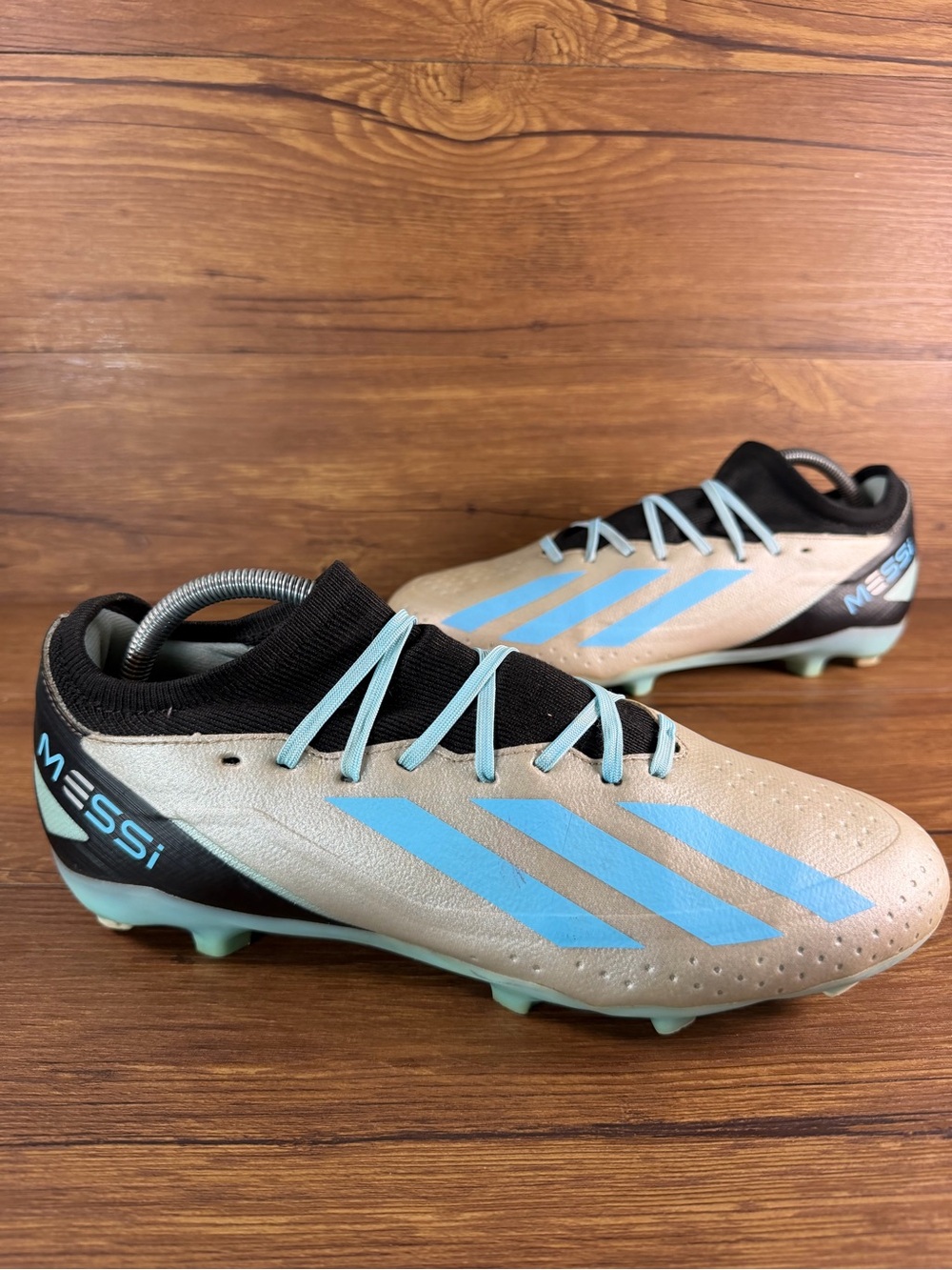 adidas X Crazyfast Messi.3 FG Firm Ground Men's Soccer Cleats Silver Size 10